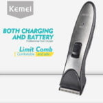 KM 3909 Rechargeable Hair Trimmer & Clipper with Adjustable Comb